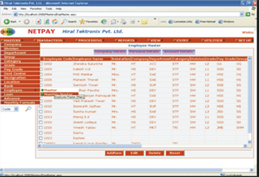 Attendance / Payroll